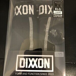 Dixxon Premium Boxer Briefs -Two Pair One Black and One White Print Size XL